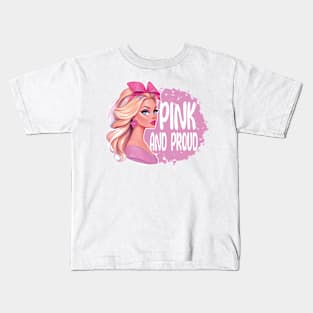 Proudly Pink Fashion Flair Kids T-Shirt